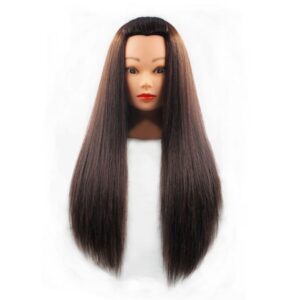 Голова-манекен, шатен, длина 53 см.