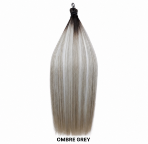 Биопротеиновый волос, Ombré Grey, 70 см.