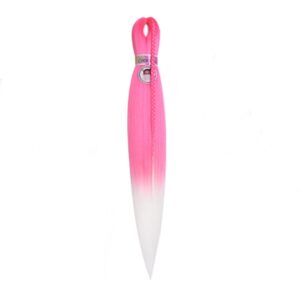 VIP Kanekalon 2-6, (Pink/White), 70 см.