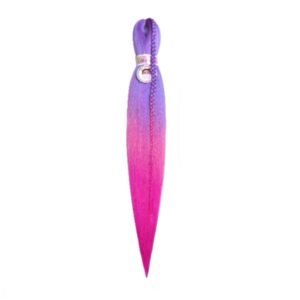 VIP Kanekalon 3-15, Lblue/613/HotPlum, 70 см.
