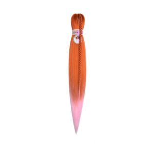 VIP Kanekalon 2-9, (Orange/L Pink), 70 см.