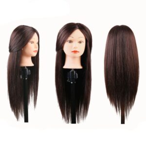 Голова-манекен, шатен, длина 53 см.