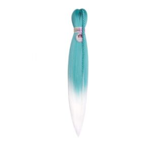 VIP Kanekalon 2-21 (D Mint/White), 70 см.